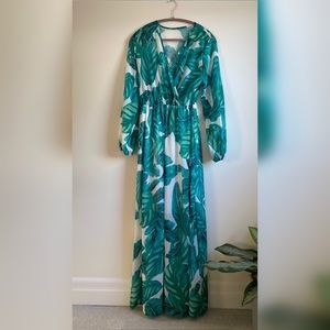 Leaves Maxi Dress